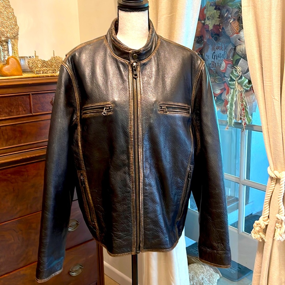 Leather Motorcycle Jacket